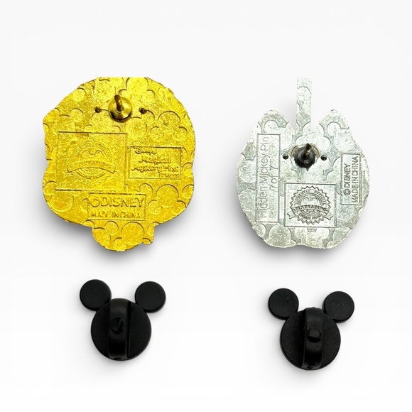 Disney Alice in Wonderland Pin Lot Cheshire Cat Apple Hidden Mickey - Picture 2 of 2